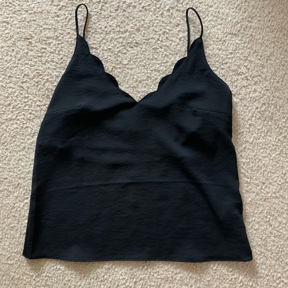 NWT Topshop Scalloped Cami
